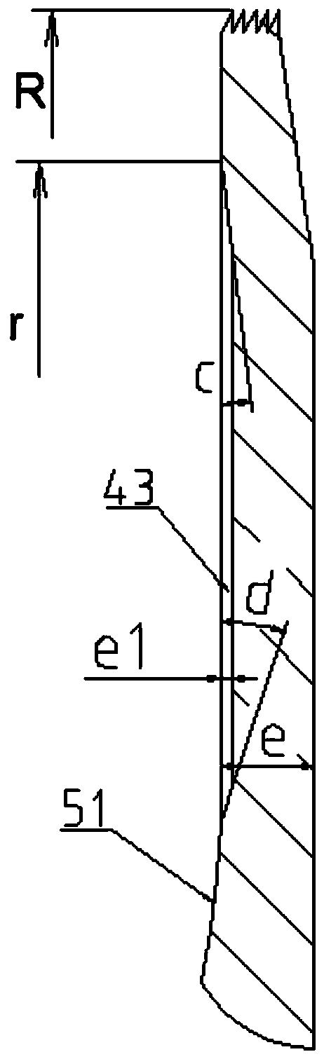 An impeller structure for a compressor or a blower