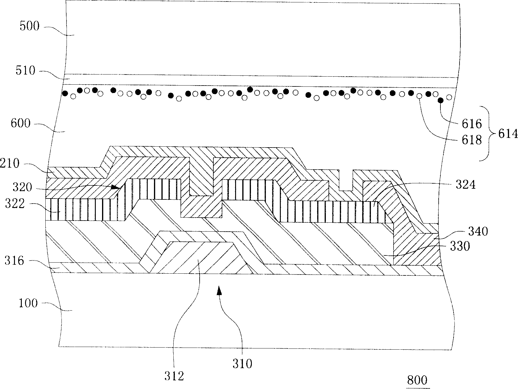 Electric ink display equipment and mending method thereof