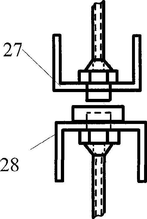 High precision gas leakage working position separating detection device