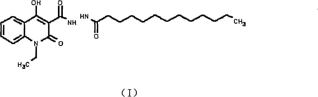 Compound for inhibiting growth of tubercle bacillus and preparation method thereof