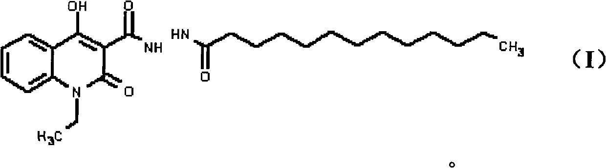 Compound for inhibiting growth of tubercle bacillus and preparation method thereof