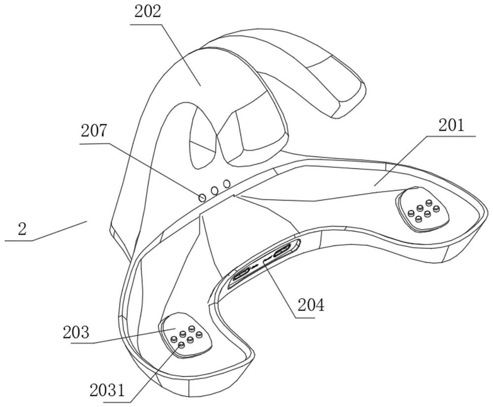 Virtual display indication control device and working method