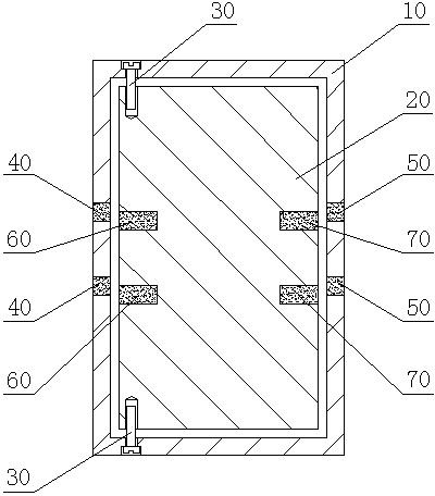 Two-way automatic reset gate