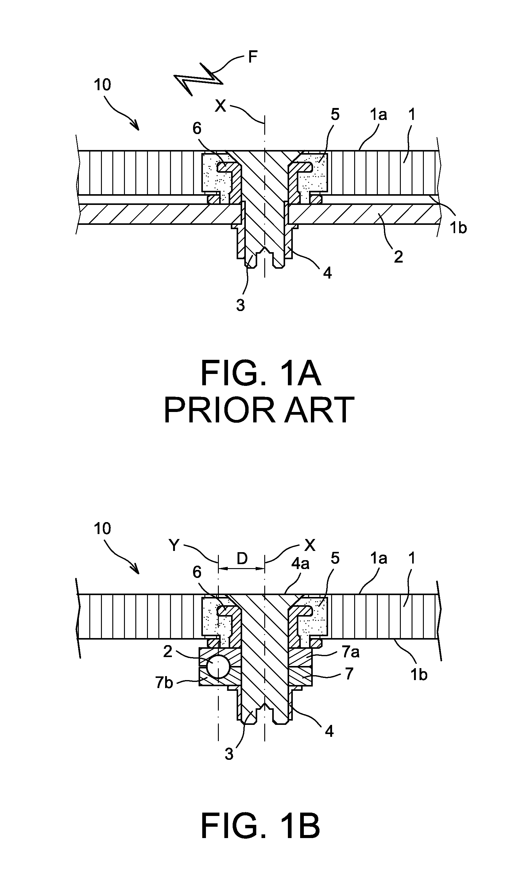 Lightning conductor system comprising a lightning conductor strip mounted in an offset manner