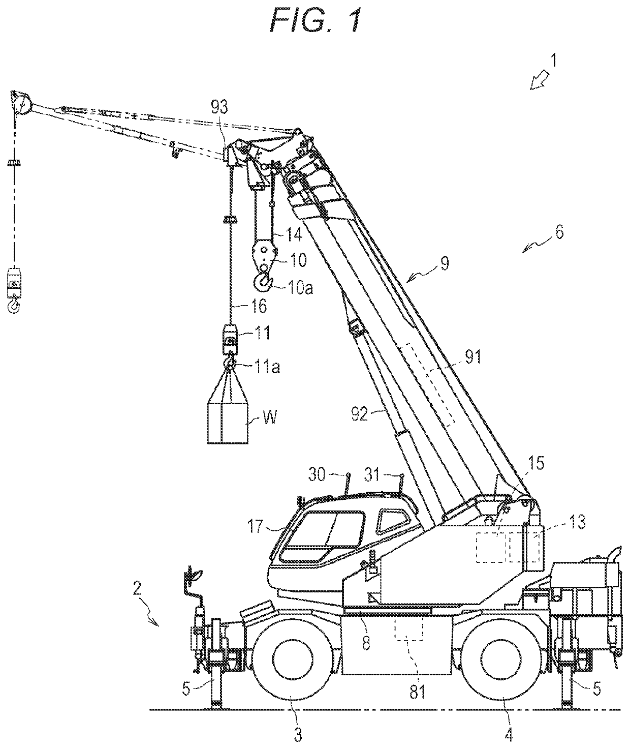 Crane, and path generation system for crane