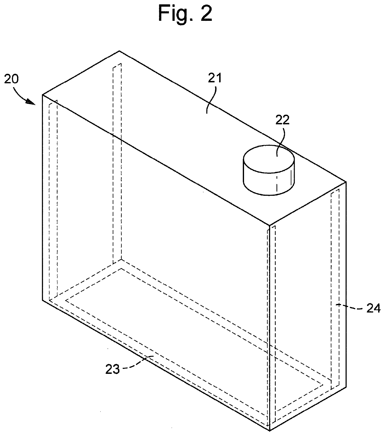 Fluid vessel with configurable shape