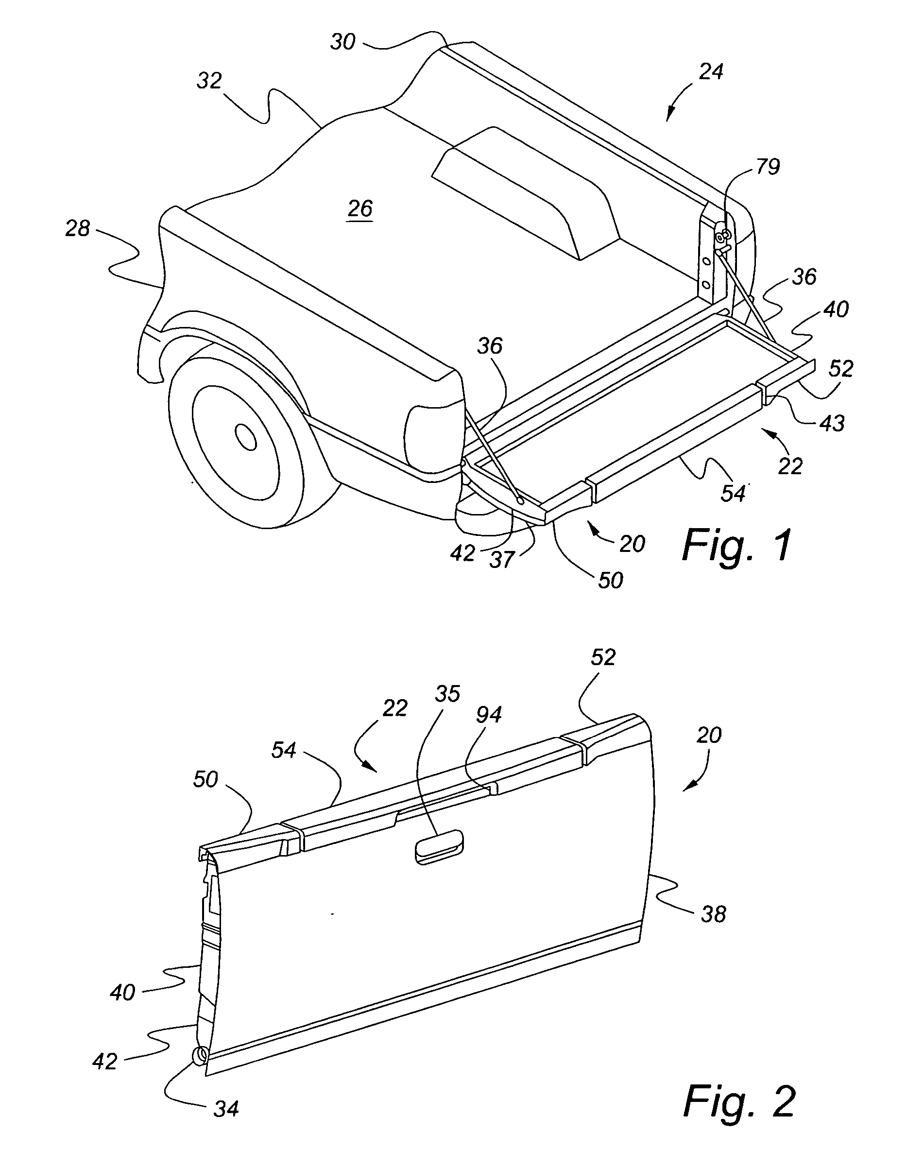 Vehicle tailgate with supplemental tailgate pivot release