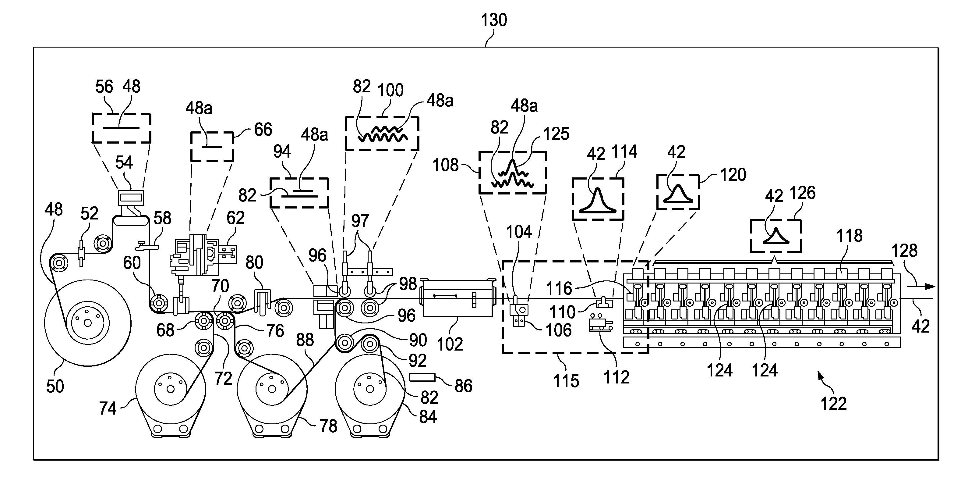 Automated fabrication of composite fillers