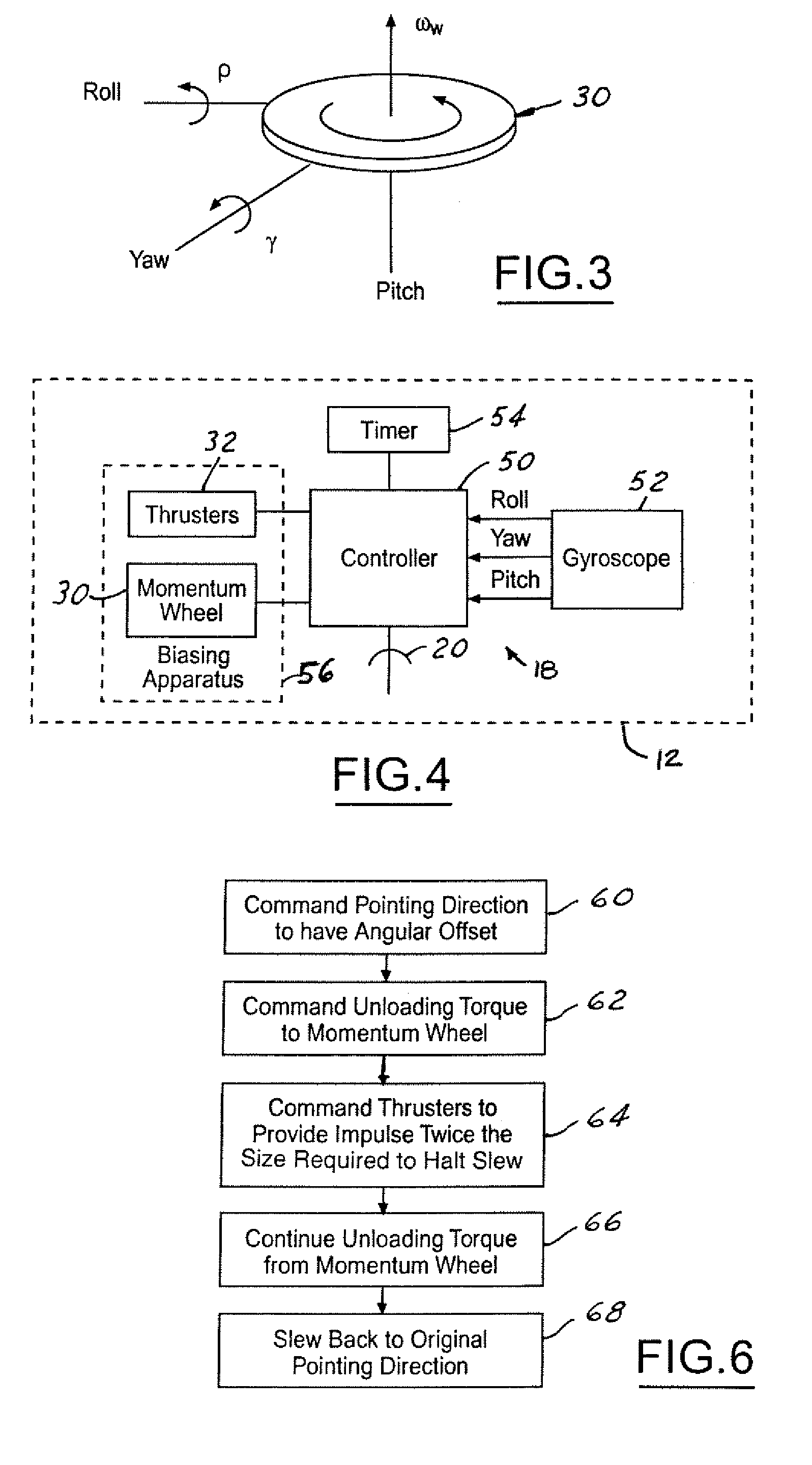 System for counteracting a disturbance in a spacecraft