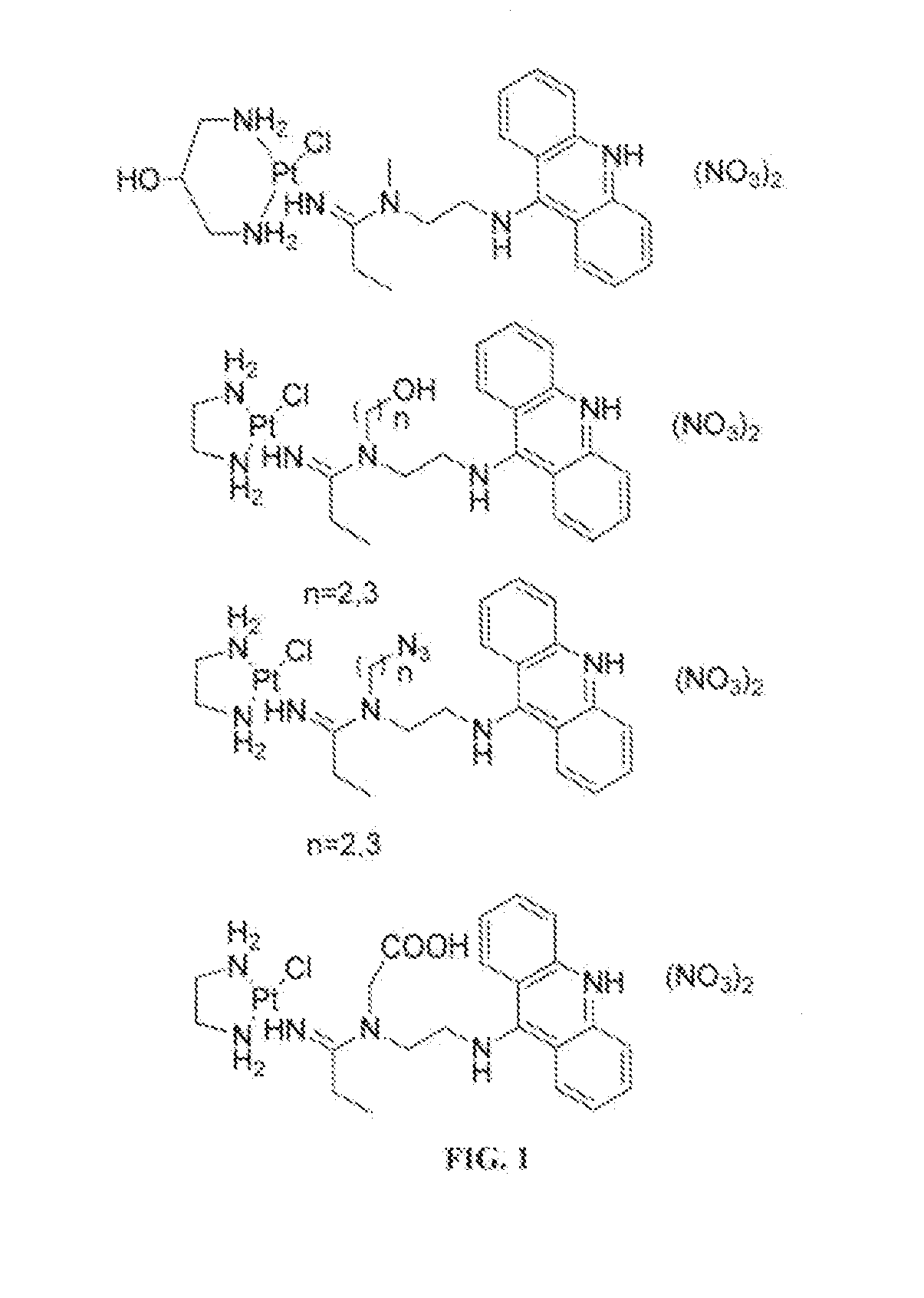 Targeted Delivery and Prodrug Designs for Platinum-Acridine Anti-Cancer Compounds and Methods Thereof