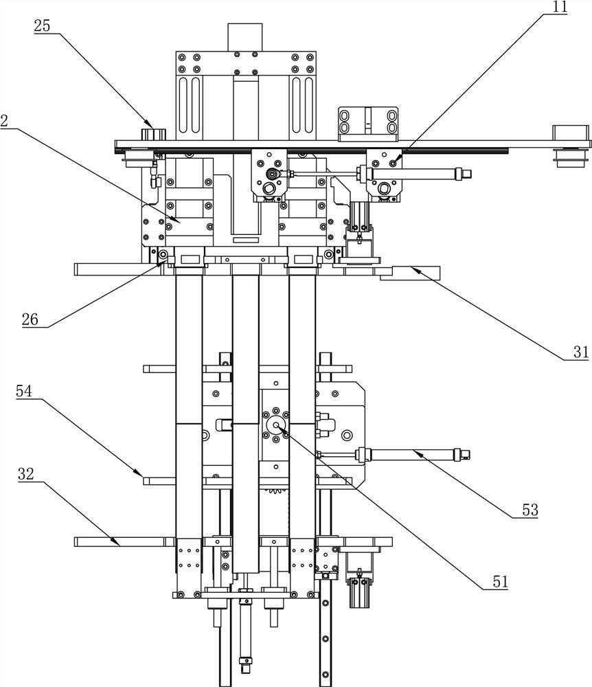 Full-automatic double-slide-rail packaging equipment and slide rail box inlet guide sleeve thereof