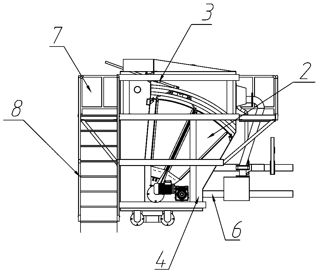 Multi-disc direct cleaning filter and use method thereof