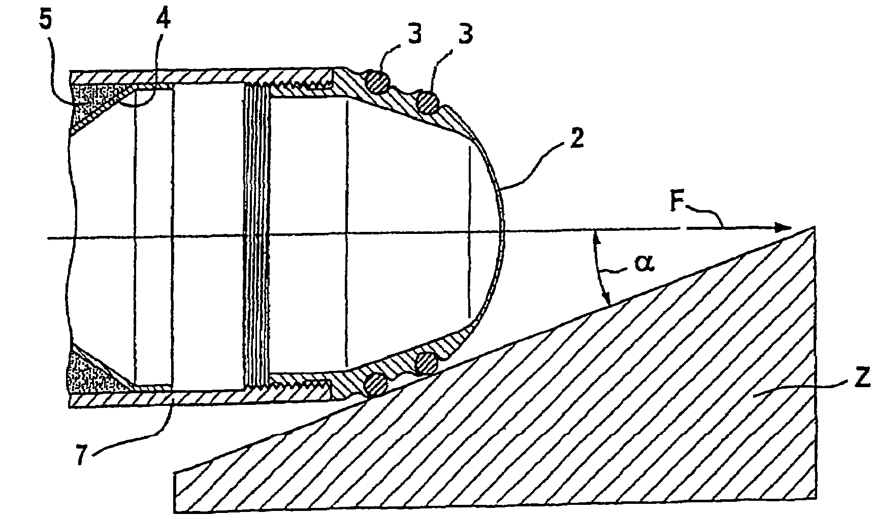 Impact part of a projectile