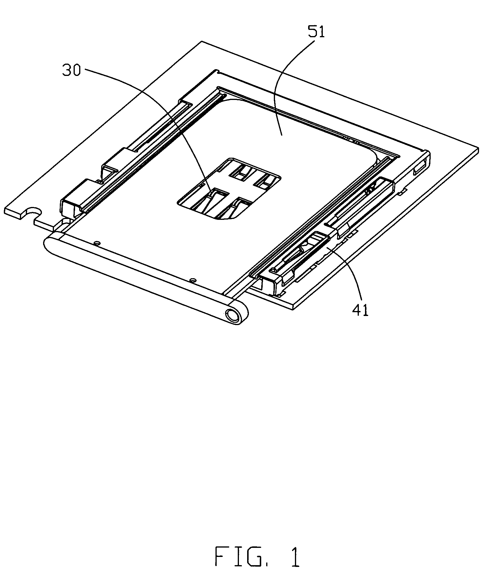Electrical card connector with at least a card locking mechanism