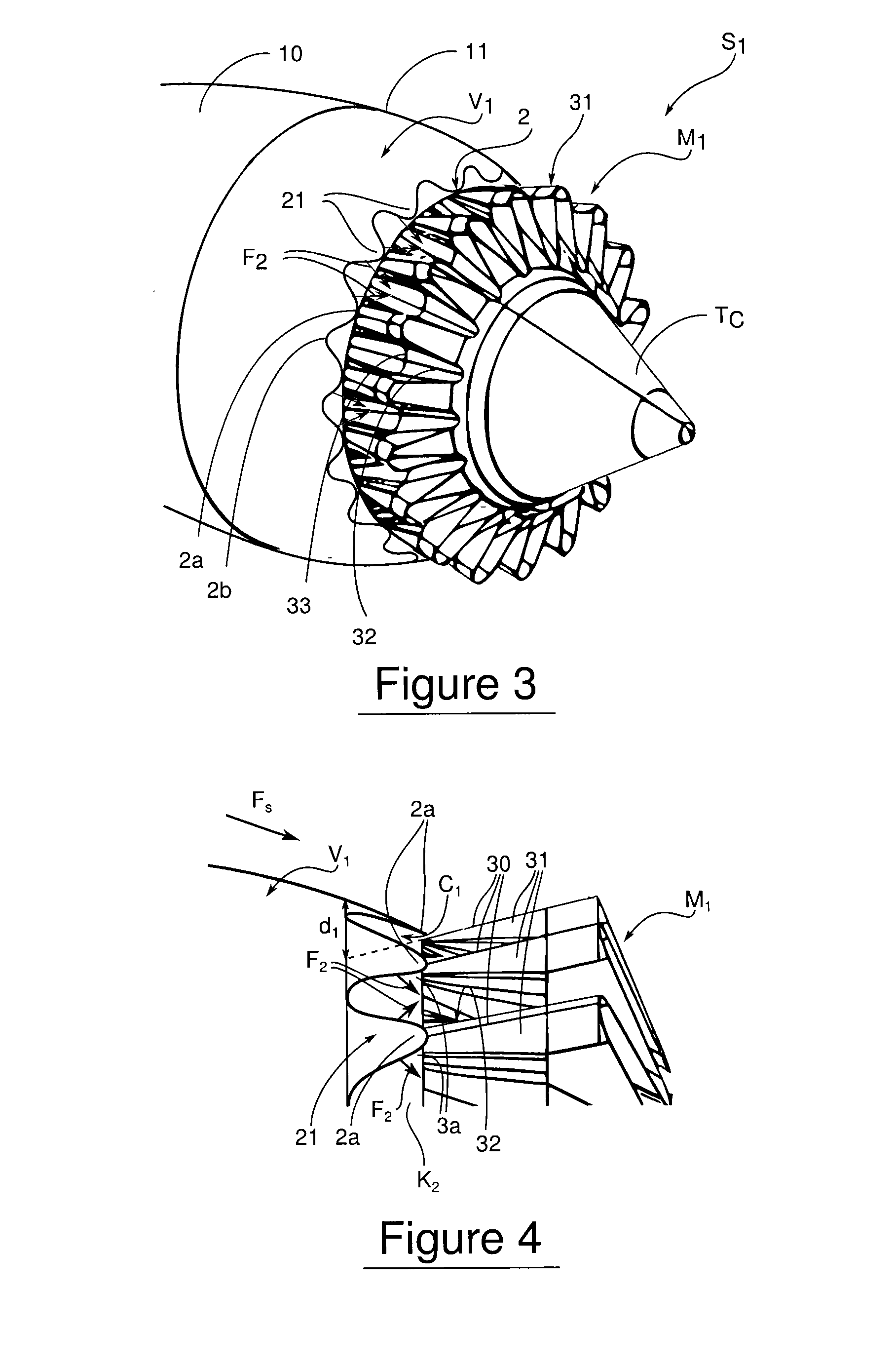 Method for mixing airflows in a turbofan and engine outlet for operation