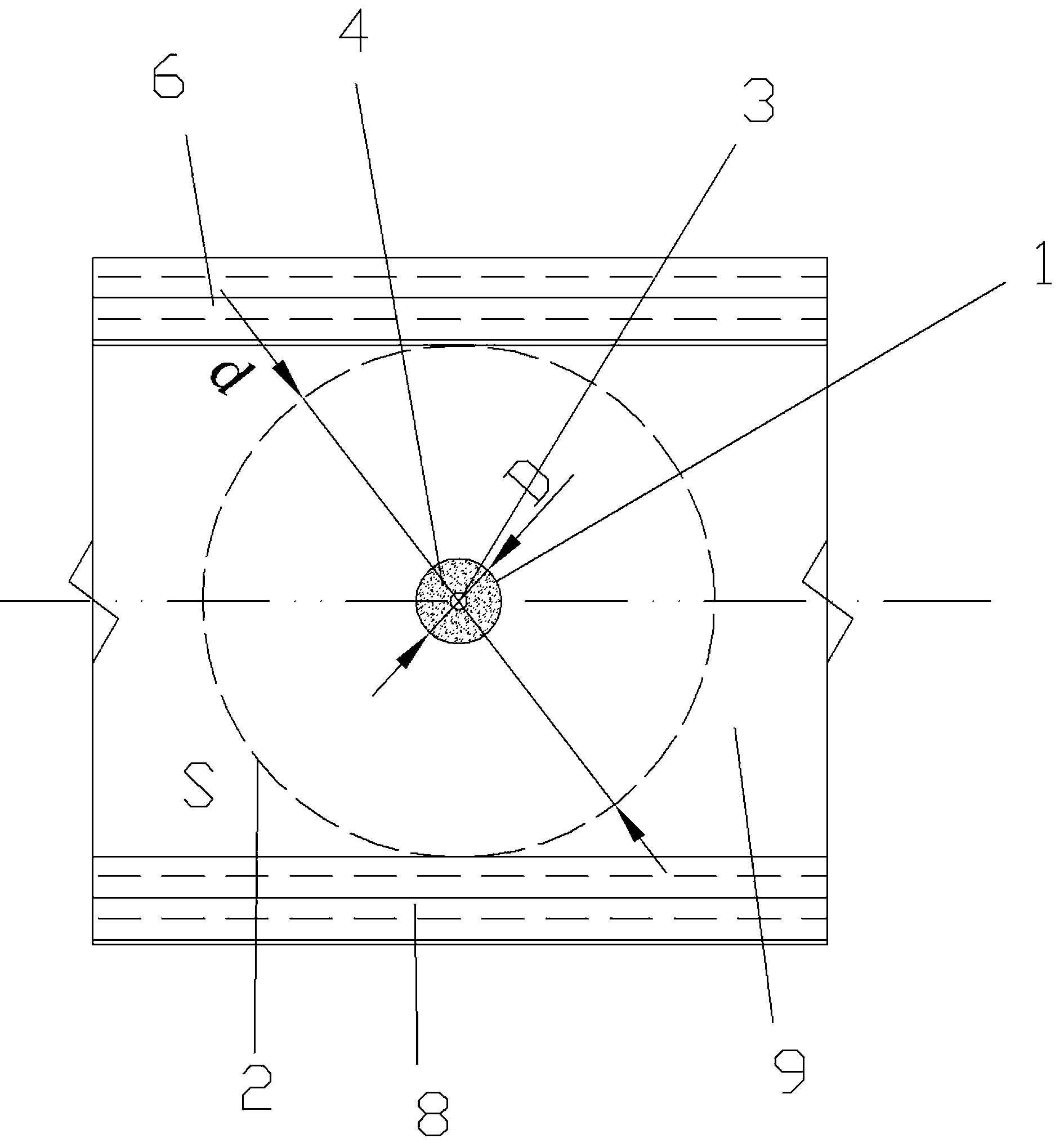 Method for extracting coal bed methane through down-hole bedding long borehole consecutive cave building