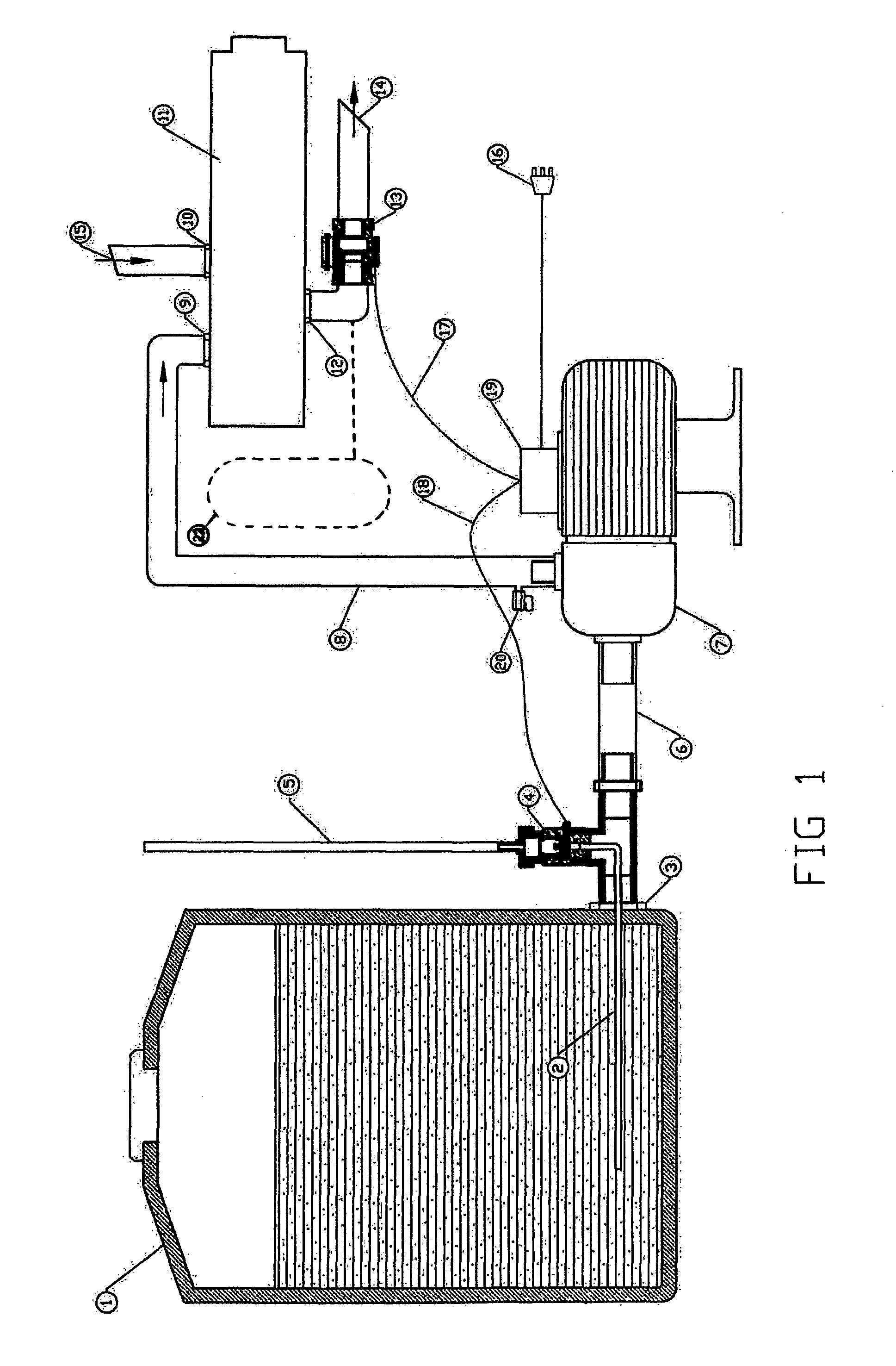 Auxiliary tank and mains water supply system