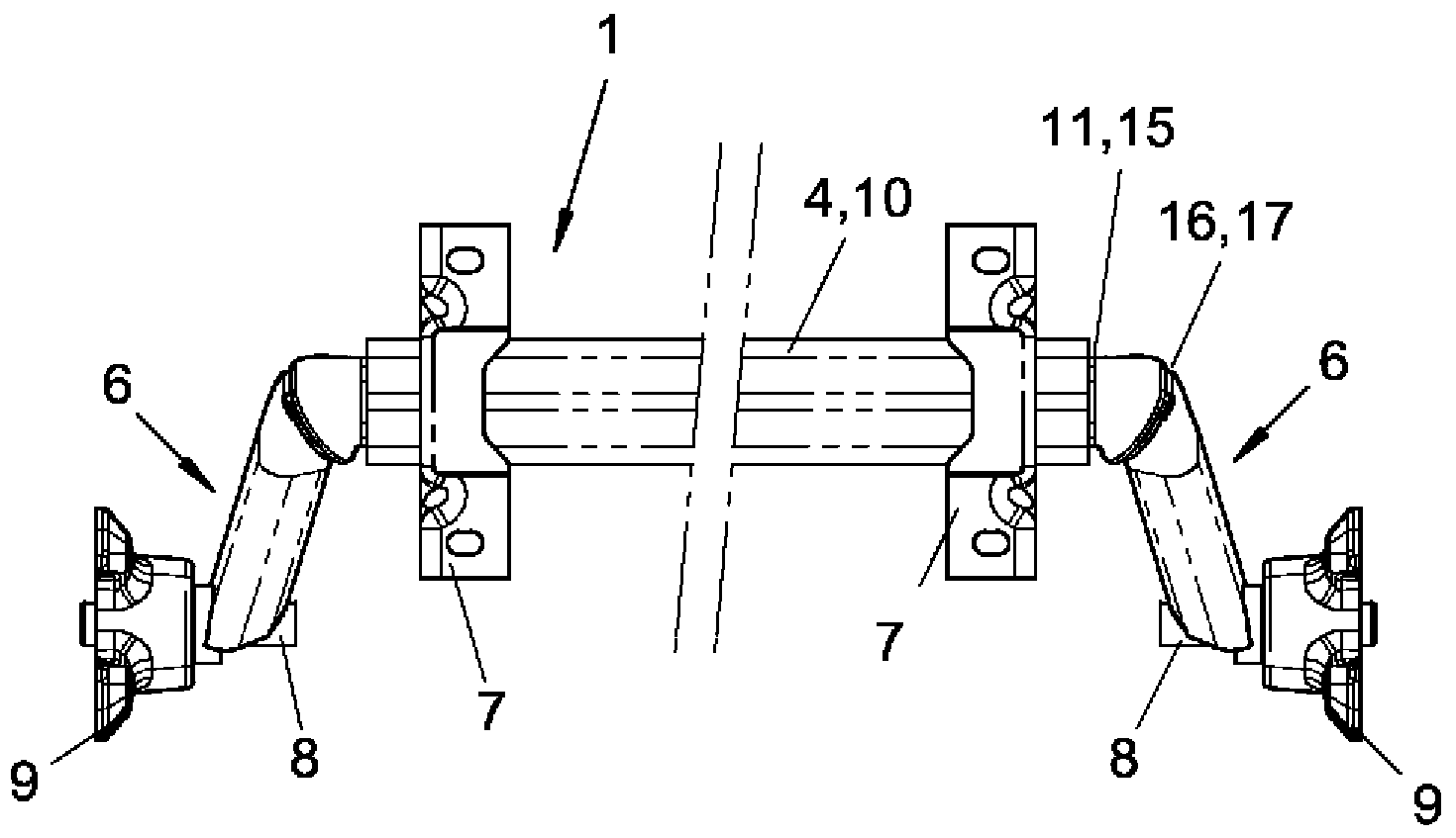 Axle and production method