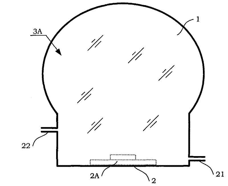 Flexible air-bag type controlled atmosphere device