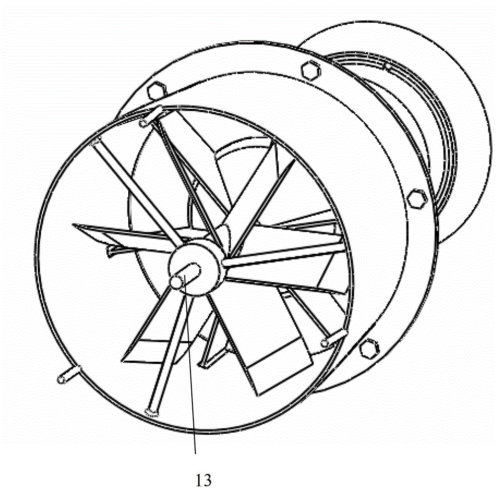 Separated air drum of electric air-assisted spraying machine