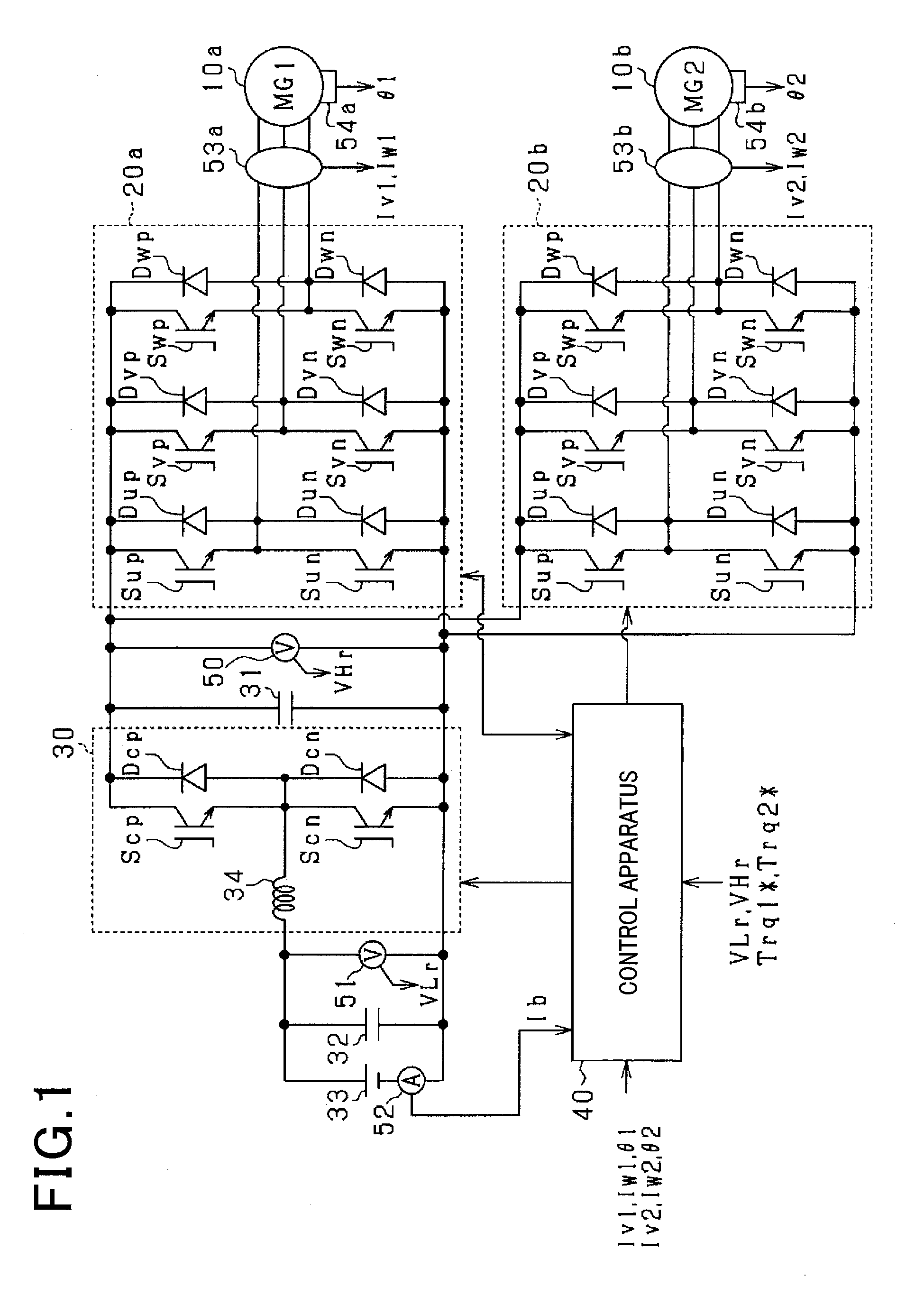 Control apparatus for motor control system