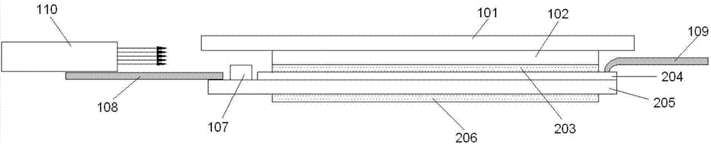 Touch control display device