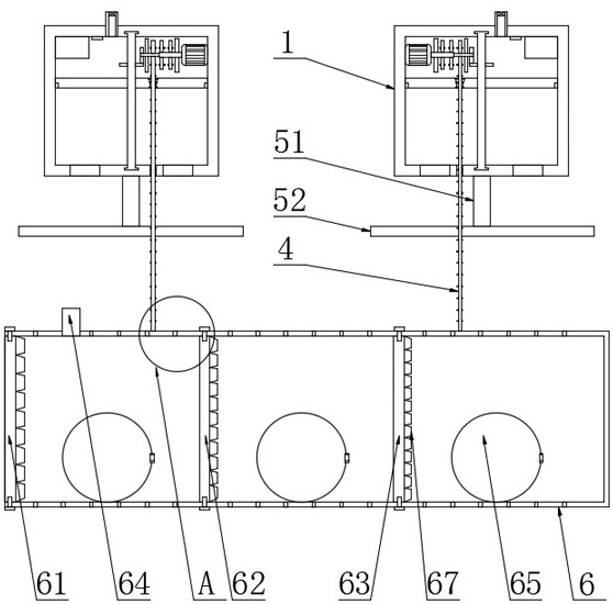 Classifying and fishing device for fishes of different specifications in natural water area