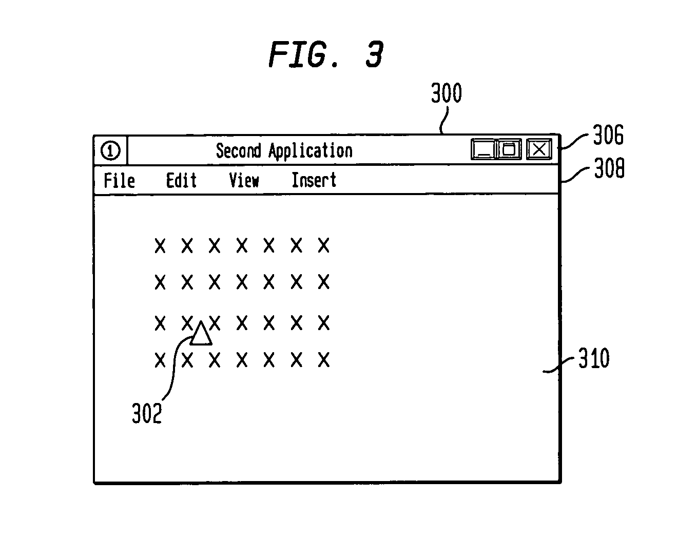 User specified transfer of data between applications