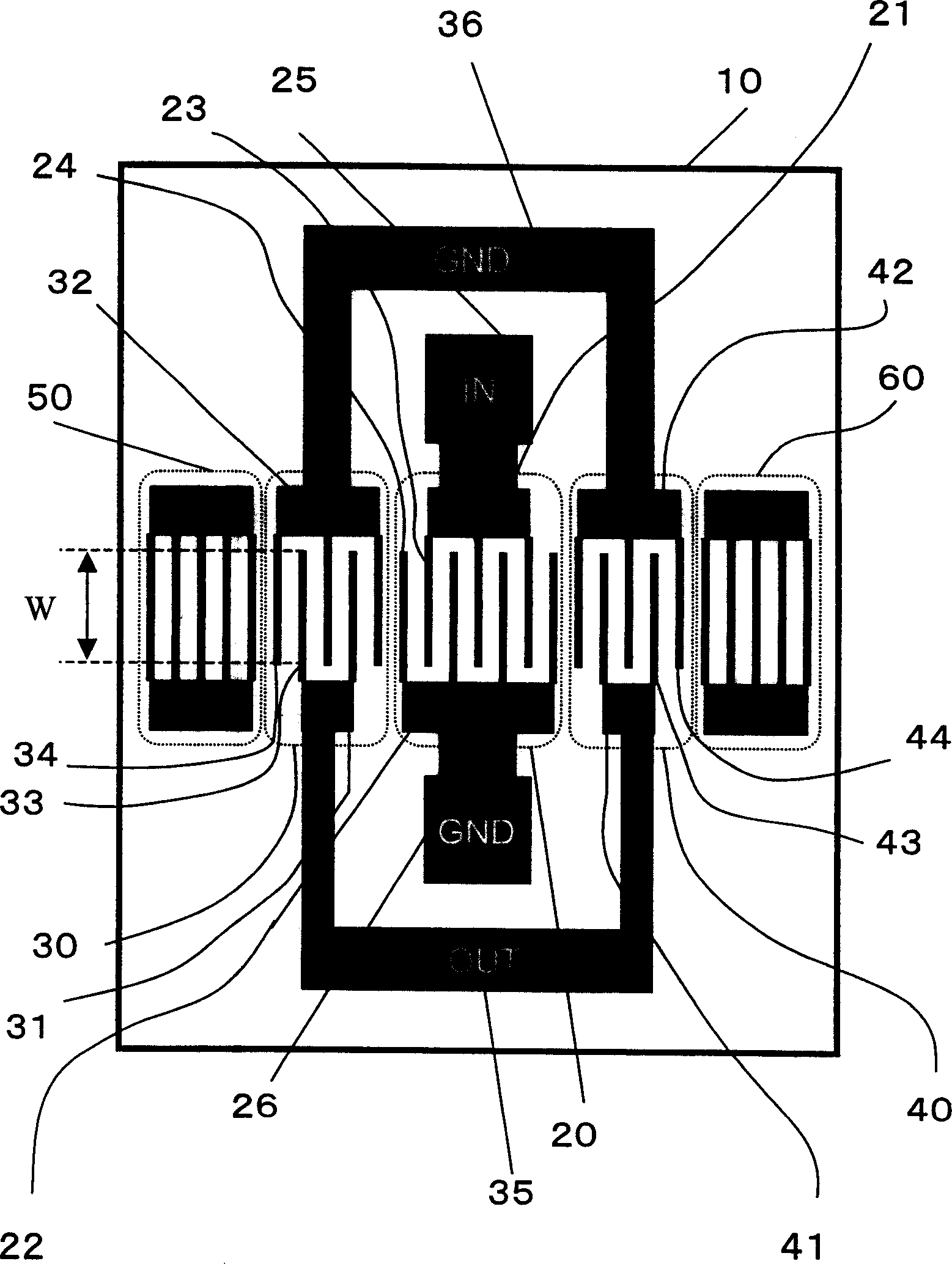 Multimode surface acoustic wave filter device and duplexer