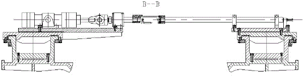 Belt conveyor roller frame vertical beam drilling device and method
