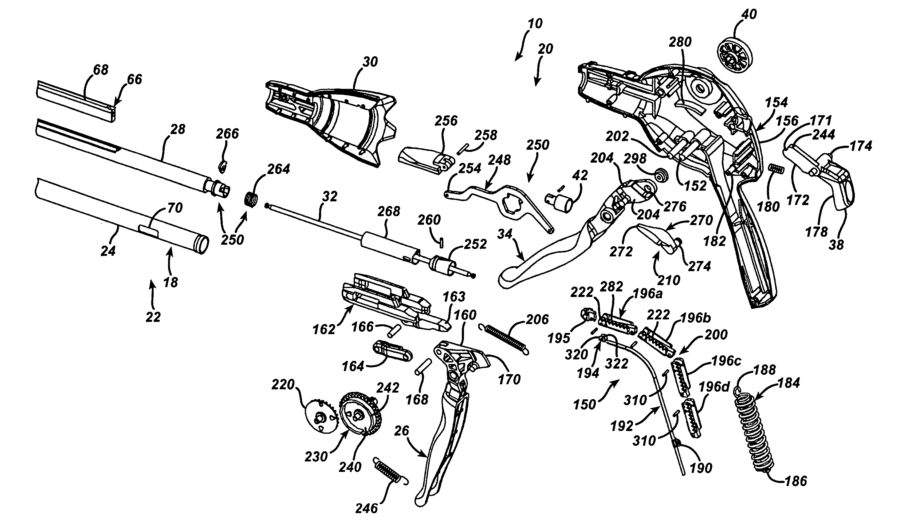 Surgical stapling instrument having multistroke firing incorporating a traction-biased ratcheting mechanism