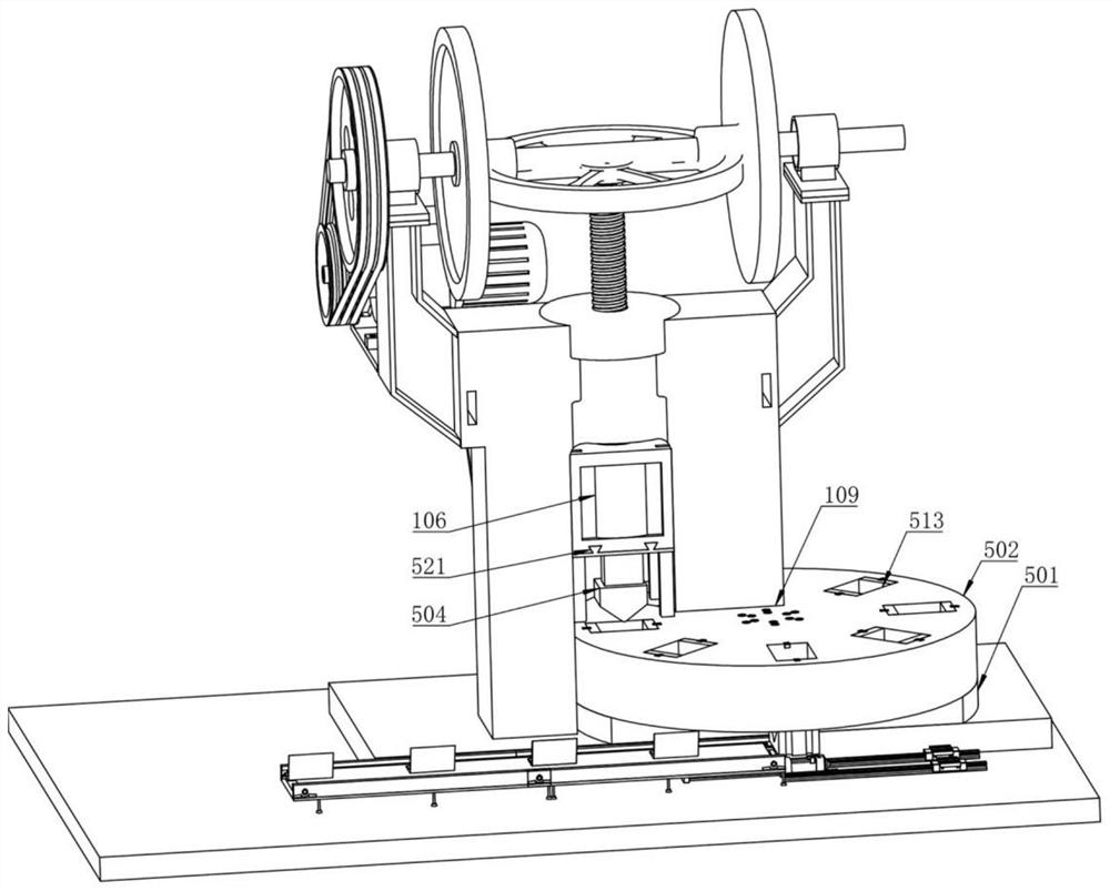 A corner guard plate processing equipment