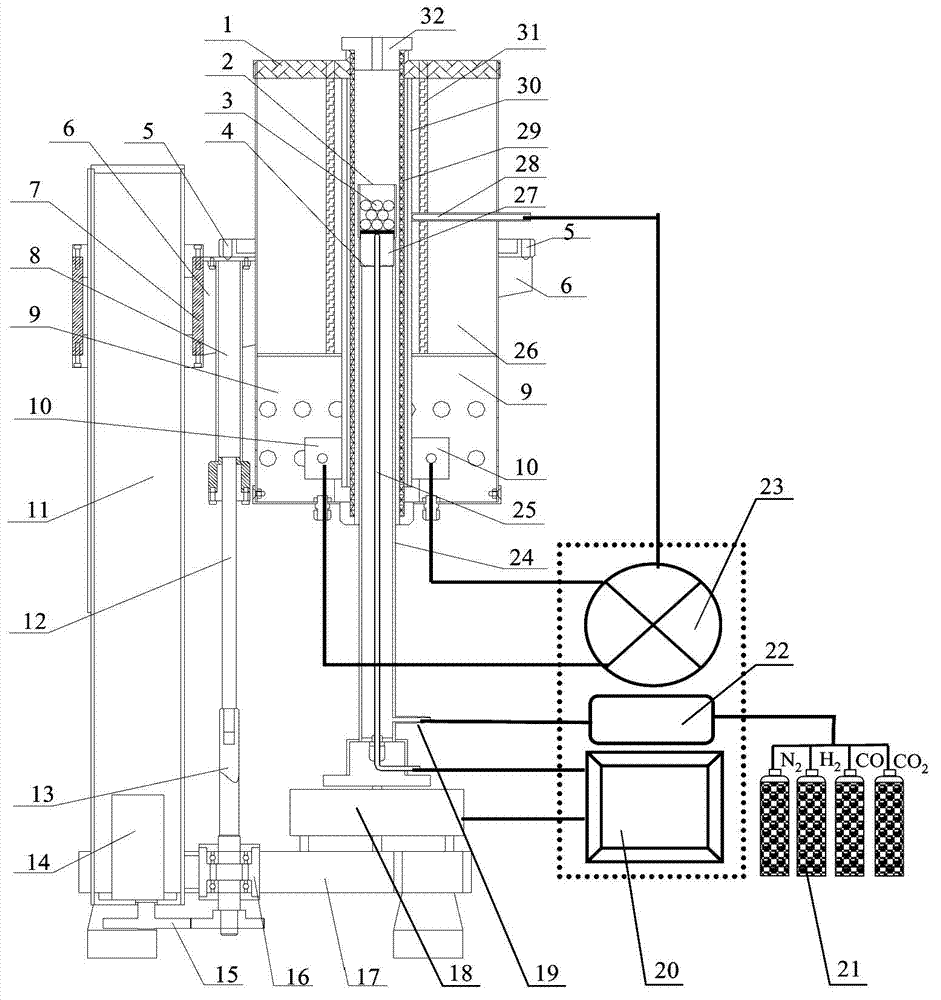 Device and method for detecting iron ore raw material