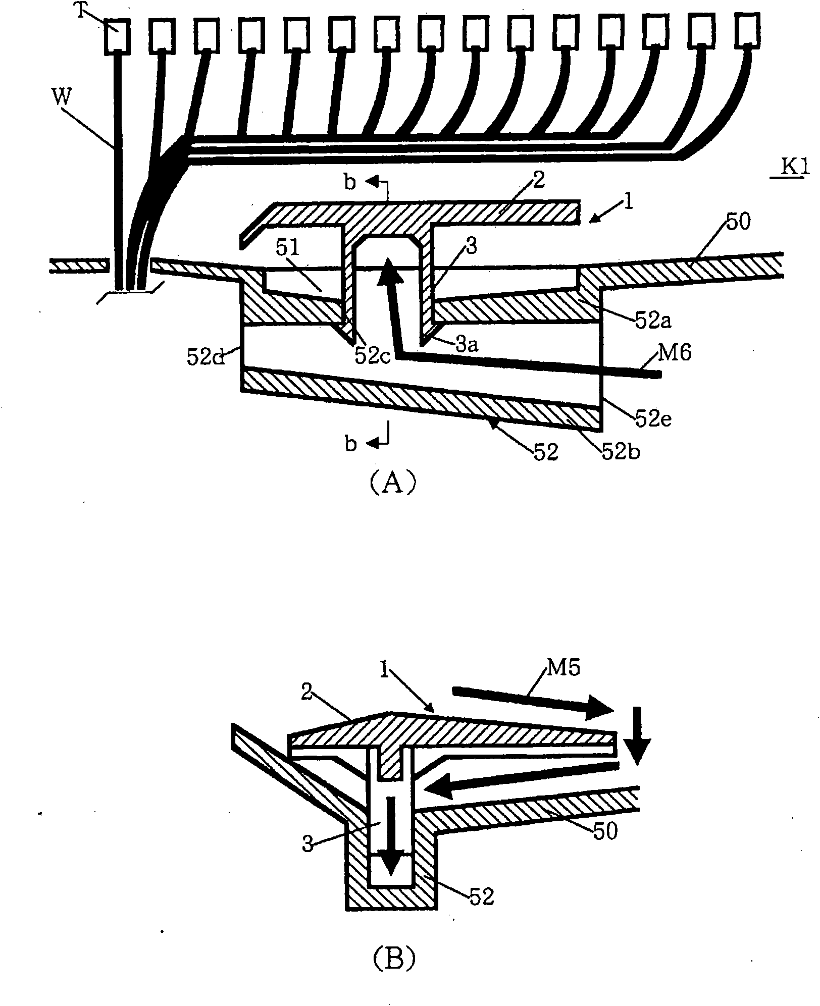 Water drainage structure for electric connection box