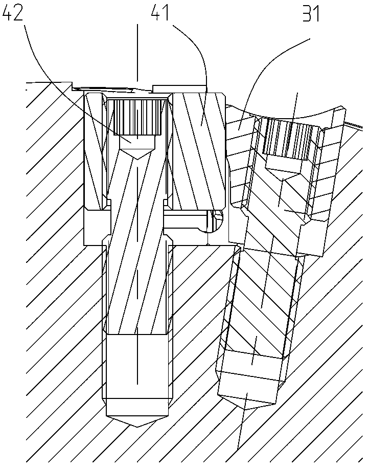 A milling tool with self-pressing function