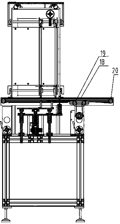 Unqualified product taking-out machine module of flexible full-automatic printed circuit board (PCB) detection production line