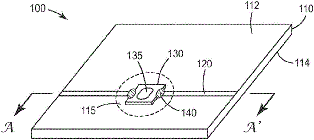 Flexible circuit on reflective substrate