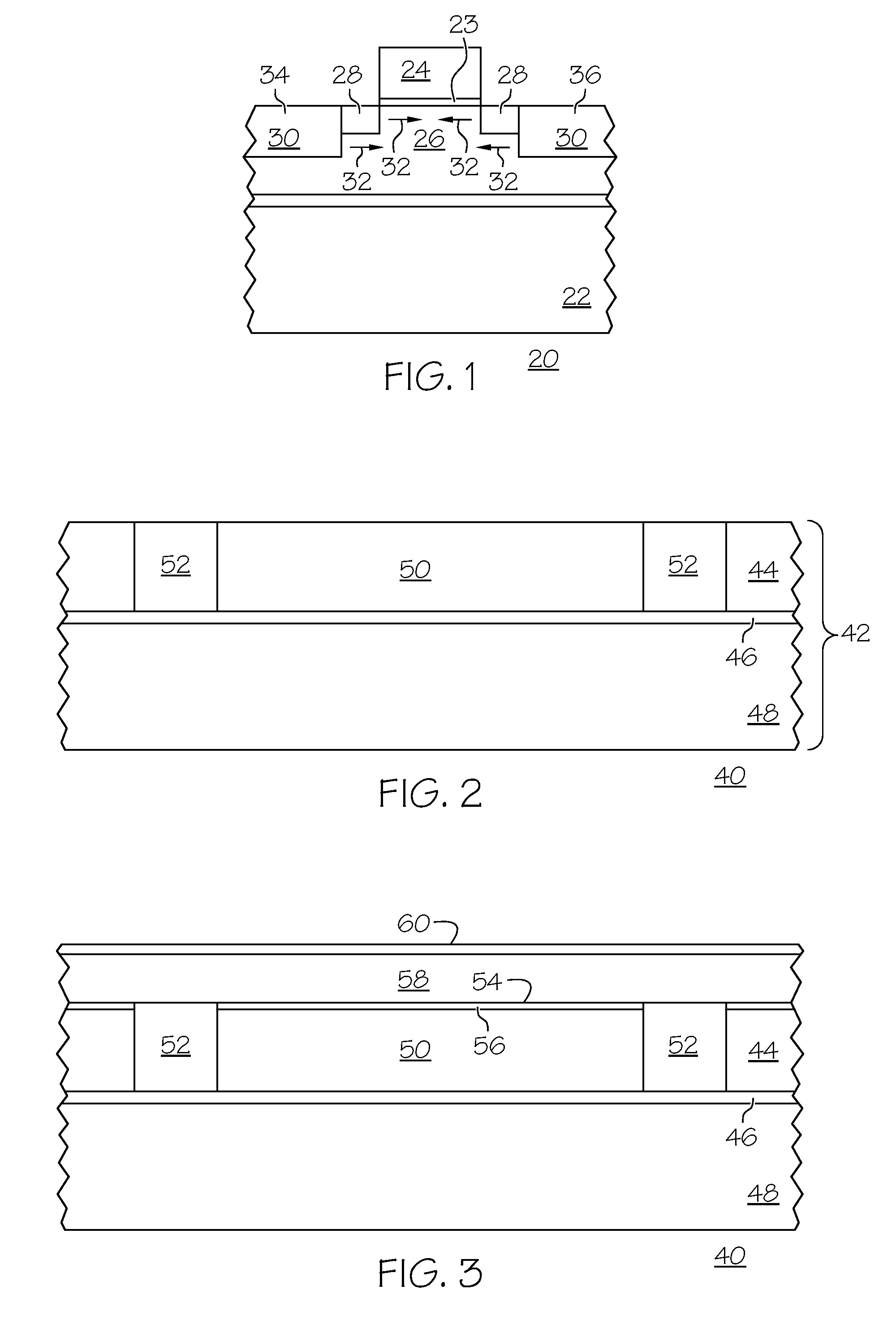 Stressed field effect transistor and methods for its fabrication