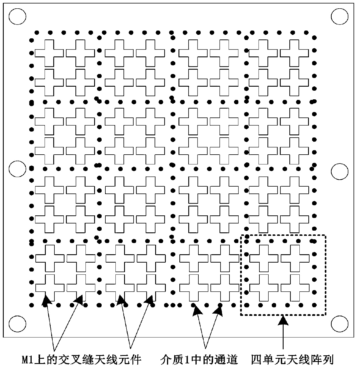 A millimeter-wave antenna array with diverse oblique angle characteristics