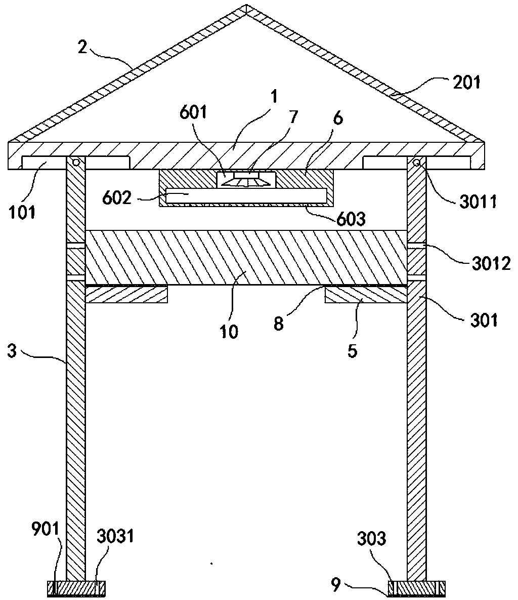 A mounting bracket for an inverter of a photovoltaic power station