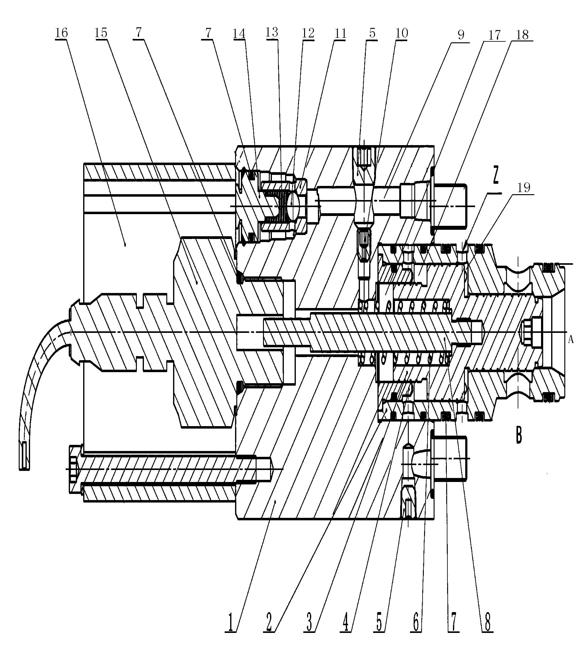 Pilot type active belt position monitoring safety valve