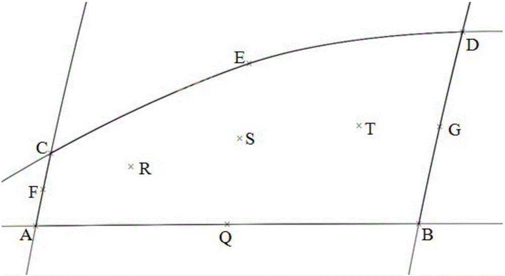 Method for designing double-curvature automobile door glass on basis of drum-shaped line theories