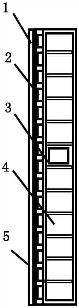 Active noise reduction and sound insulation large-hollow-rate wallboard and preparation method thereof