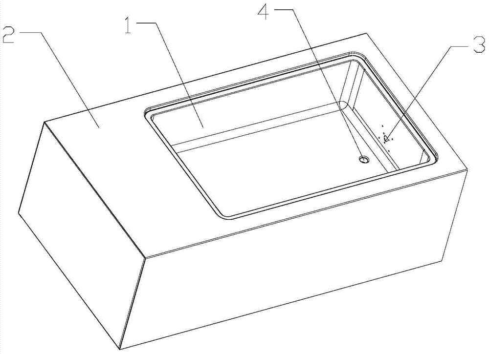 A kind of inlet and outlet system for medical ultrasonic cleaning machine