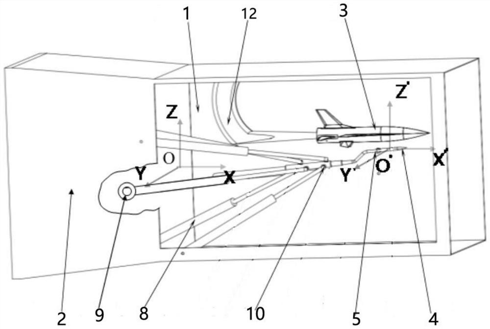 A device and method for testing the separation performance of aircraft external stores in a high-speed wind tunnel