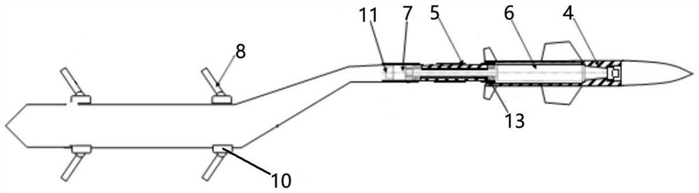 A device and method for testing the separation performance of aircraft external stores in a high-speed wind tunnel