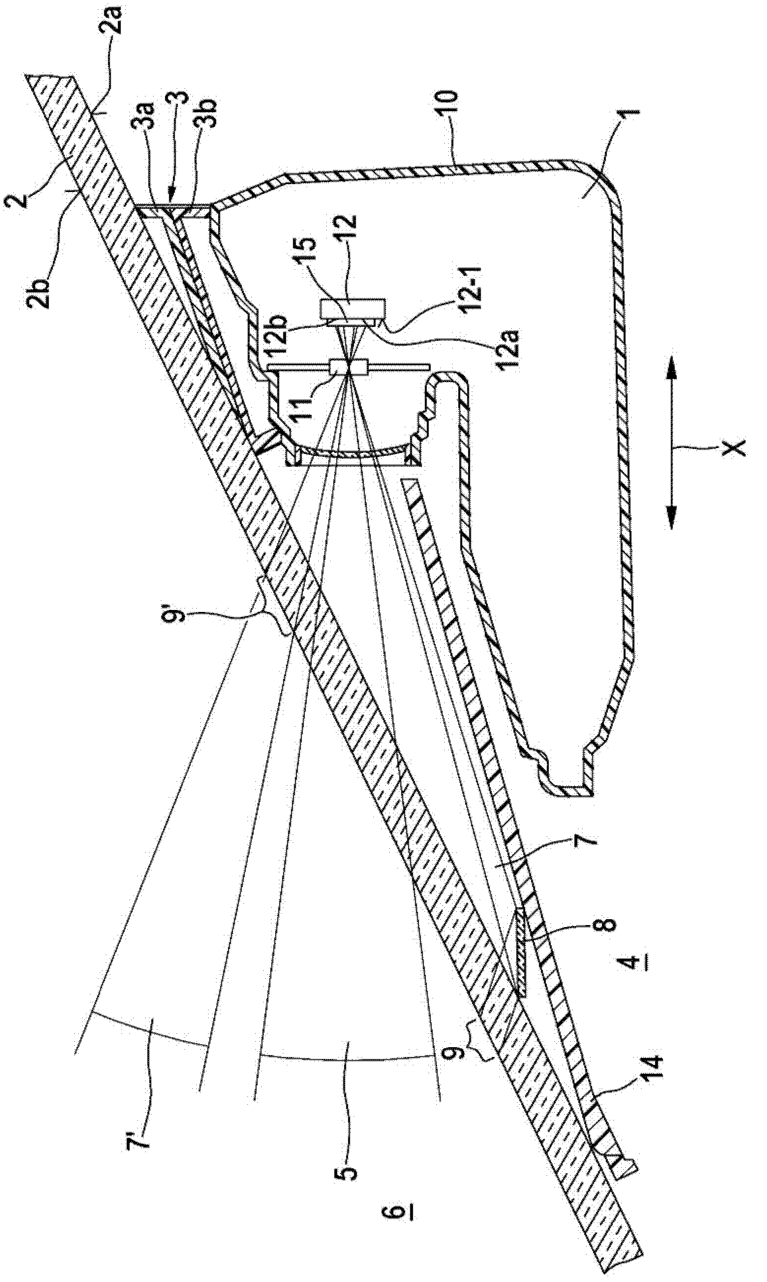 Camera for a vehicle