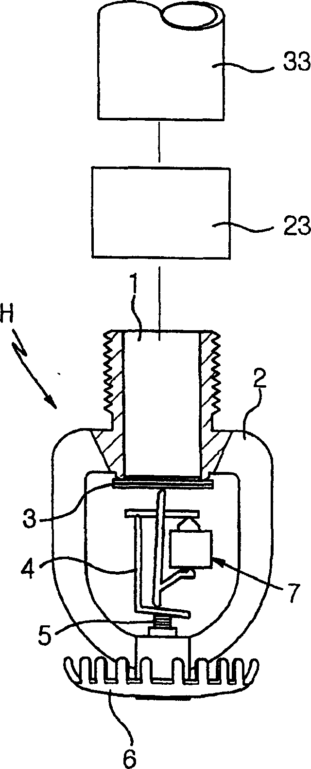 Thermal ampoule for sprinkler