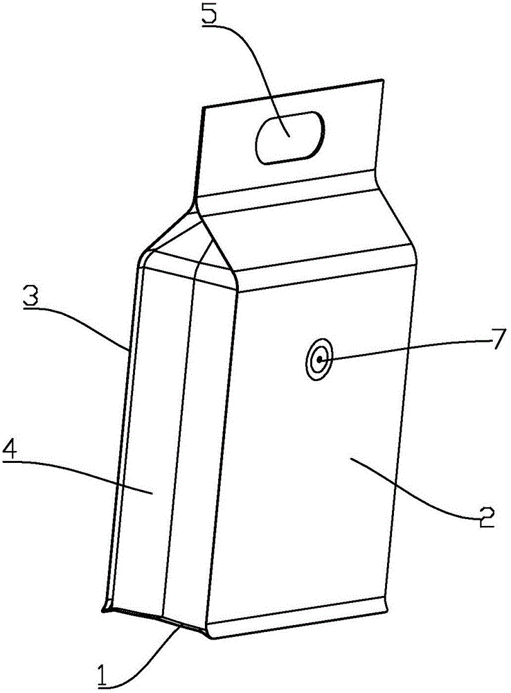 Packaging bag with planar bag opening or valve flat bottom