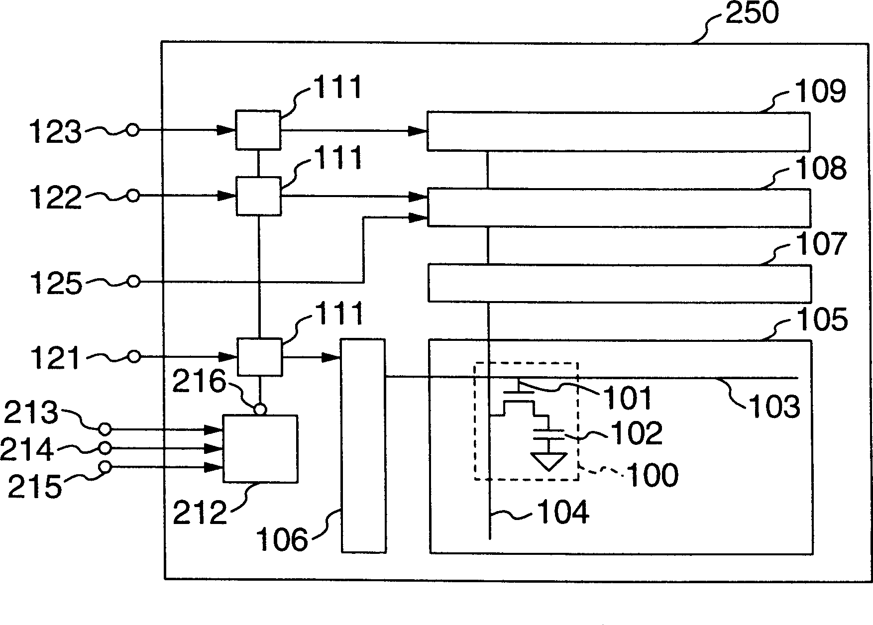 Imaging display panel and imaging observation device therewith
